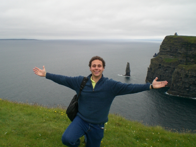 Photo of myself taken at Cliffs of Moher, Ireland